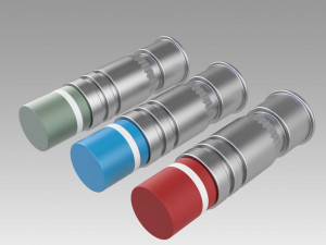 Aluminium M40 Grenade Aliens Pulse prop cosplay Modelo de impresión 3D