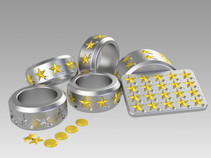 YU-GI-OH Dueling Gauntlet Set 3D-printmodel