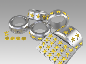 YU-GI-OH Dueling Gauntlet Set Modèles 3D en vedette