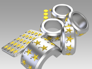 YU-GI-OH Dueling Gauntlet Set Modèles 3D en vedette