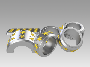 YU-GI-OH Dueling Gauntlet Set Modèles 3D en vedette