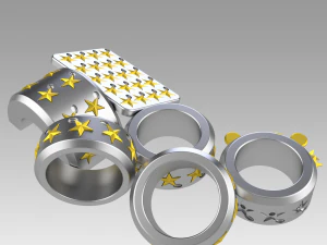 YU-GI-OH Dueling Gauntlet Set 3D Print Model