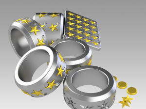 YU-GI-OH Dueling Gauntlet Set Modèles 3D en vedette