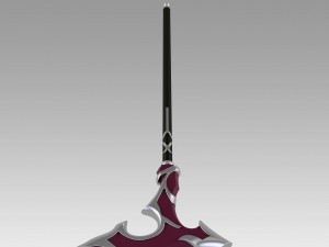 Honkai Star Rail Welt Yang Crutch Cosplay Weapon Pro Modelo de impresión 3D