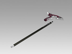 Honkai Star Rail Welt Yang Crutch Cosplay Weapon Pro Modelo de impresión 3D