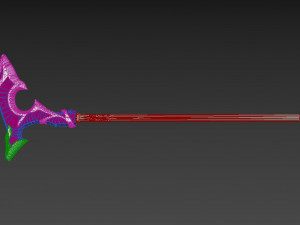 Honkai Star Rail Welt Yang Crutch Cosplay Weapon Pro Modelo de impresión 3D