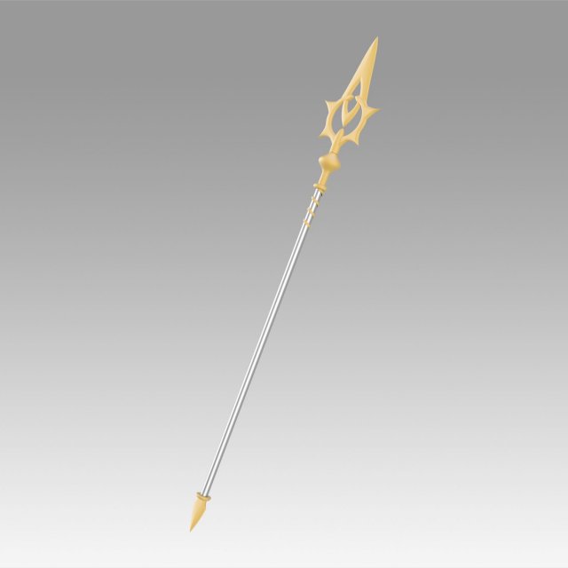 FE If Fates Birthright Aqua Staves Cosplay Weapon Modèles 3D en vedette .c4d .max .obj .3ds .fbx .stl .blend 