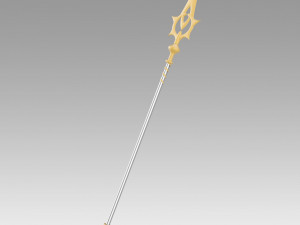 FE If Fates Birthright Aqua Staves Cosplay Weapon 3D-printmodel