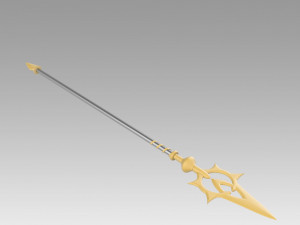 FE If Fates Birthright Aqua Staves Cosplay Weapon Modèles 3D en vedette