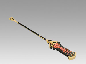 Genshin Impact Staff of the Scarlet Sands Cosplay Weapon Prop 3D Print Model