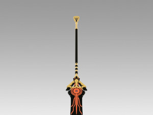 Genshin Impact Staff of the Scarlet Sands Cosplay Weapon Prop 3D Print Model
