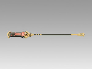 Genshin Impact Staff of the Scarlet Sands Cosplay Weapon Prop 3D Print Model