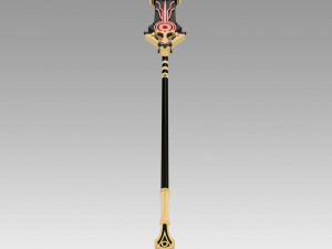 Genshin Impact Staff of the Scarlet Sands Cosplay Weapon Prop 3D Print Model