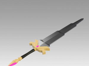 Fire Emblem Binding Blade Eckesachs sword 3D 프린트 모델