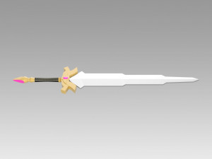 Fire Emblem Binding Blade Eckesachs sword 3D 프린트 모델