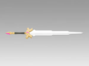Fire Emblem Binding Blade Eckesachs sword 3D Print Model