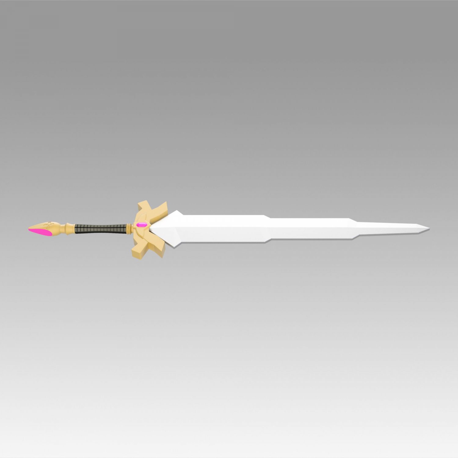 Fire Emblem Binding Blade Eckesachs sword 3D Print Model in Toys