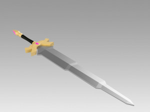 Fire Emblem Binding Blade Eckesachs sword 3D 프린트 모델