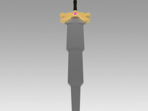 Fire Emblem Binding Blade Eckesachs sword 3D 프린트 모델