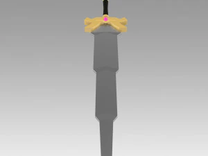 Fire Emblem Binding Blade Eckesachs sword 3D Print Model