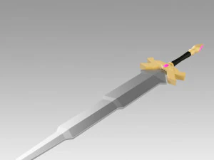 Fire Emblem Binding Blade Eckesachs sword 3D Print Model
