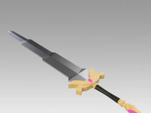 Fire Emblem Binding Blade Eckesachs sword 3D Print Model