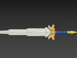Fire Emblem Binding Blade Eckesachs sword 3D Print Model