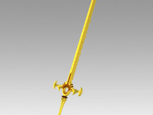 FE Three Houses Male Female Byleth Sword Cosplay Weapon 3D-printmodel