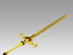 FE Three Houses Male Female Byleth Sword Cosplay Weapon 3D Print Model