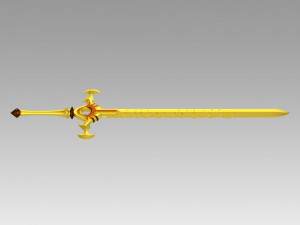 FE Three Houses Male Female Byleth Sword Cosplay Weapon 3D प्रिंट मॉडल