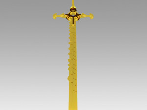 FE Three Houses Male Female Byleth Sword Cosplay Weapon 3D प्रिंट मॉडल