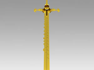 FE Three Houses Male Female Byleth Sword Cosplay Weapon 3D Print Model