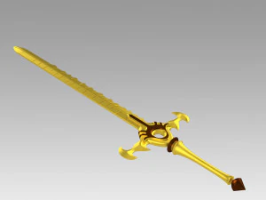 FE Three Houses Male Female Byleth Sword Cosplay Weapon 3D Print Model