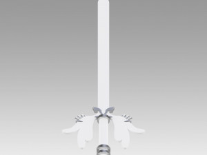 PM PM Reshiram Sword Cosplay Weapon Prop replica Model do druku 3D