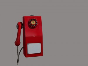 emergency phone 3D Model