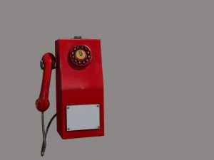 telepon darurat Model 3D