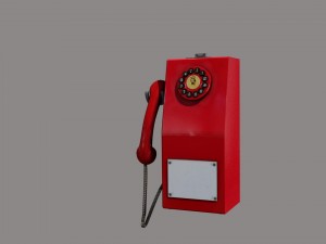 emergency phone 3D Model