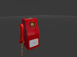 emergency phone 3D Model