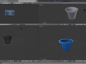 garden tools rastel dig Model 3D