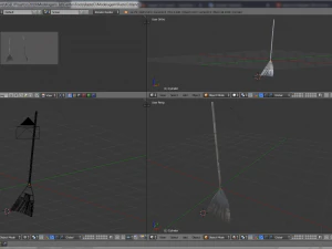 garden tools rastel dig 3D Model