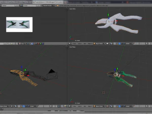 garden tools rastel dig 3D Model