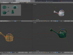 garden tools rastel dig 3D Model