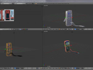 alat elektronik Model 3D