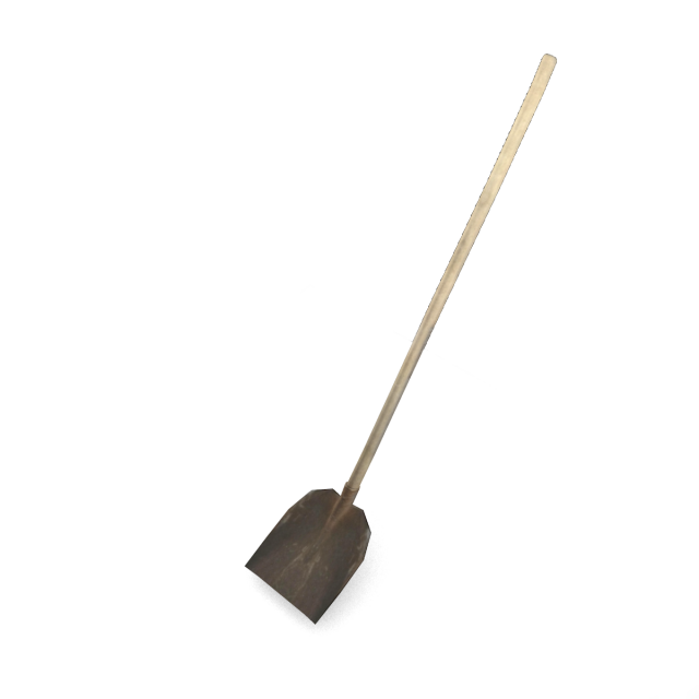 tool spade 3D Model .c4d .max .obj .3ds .fbx .stl .blend 