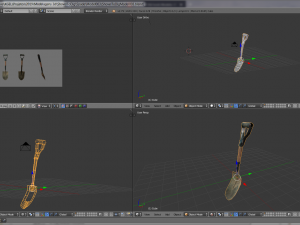 tool spade 3D Model