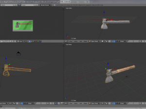 hammer old tools 3D Модель