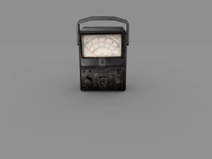 古いマルチメーター 3Dモデル