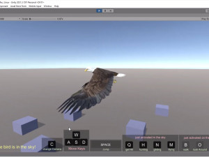 Realistic Animated Bald Eagle Modello 3D