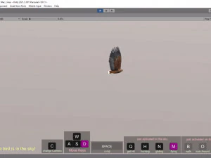 Realistic Animated Golden Eagle 3D Model