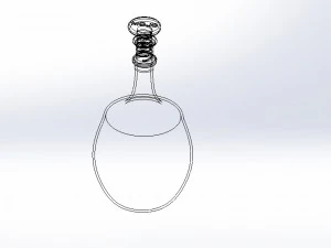bouteille d'alcool Modèle 3D